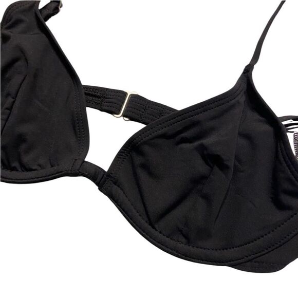 NEW Billabong Sol Searcher Reese underwire black swim bra M Medium - Picture 5 of 8